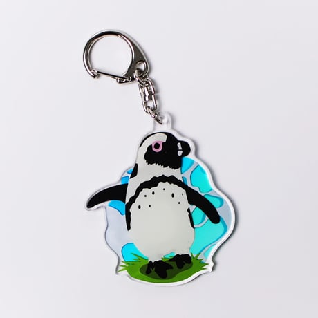 アクリルキーホルダー（ケープペンギン）