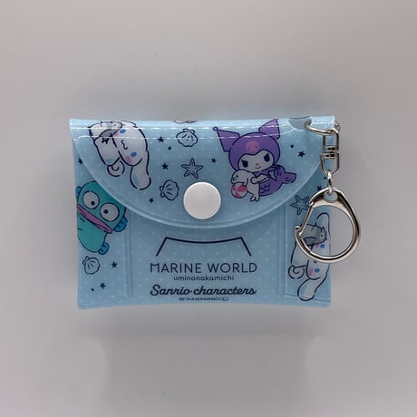 【マリンワールド×サンリオキャラクターズ】 PVCミニポーチ