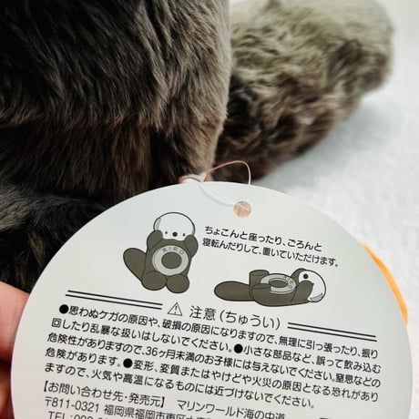 【マリンワールド×にこやまポッケ】ずっと一緒 リロくんぬいぐるみ