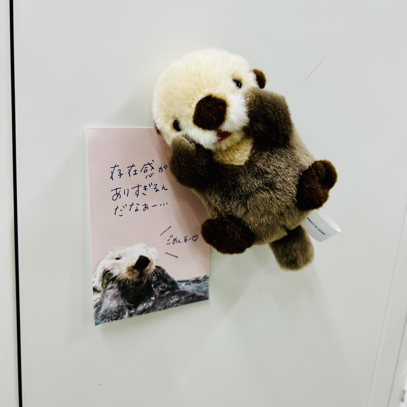 ぽちゃまるマグネット（ラッコ） | すいそう