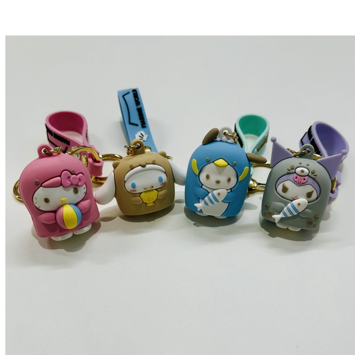 E】海の生き物立体キーホルダー14点+おまけ2点詰め合わせ E様専用】海