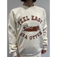 スウェット（ラッコ FEEL EASY）- ナチュラル