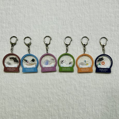 シャカシャカキーホルダー（クラゲ）