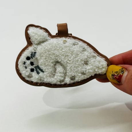 さがら刺繍キーホルダー（アザラシ）