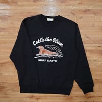 スウェット（ラッコ Catch the Wave）- ブラック