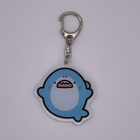 【マリンワールド×かやぬゆみ】アクリルキーホルダー（サメ）