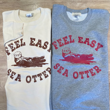 スウェット（ラッコ FEEL EASY）- ナチュラル