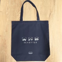 トートバッグ（ラッコ）- ネイビー