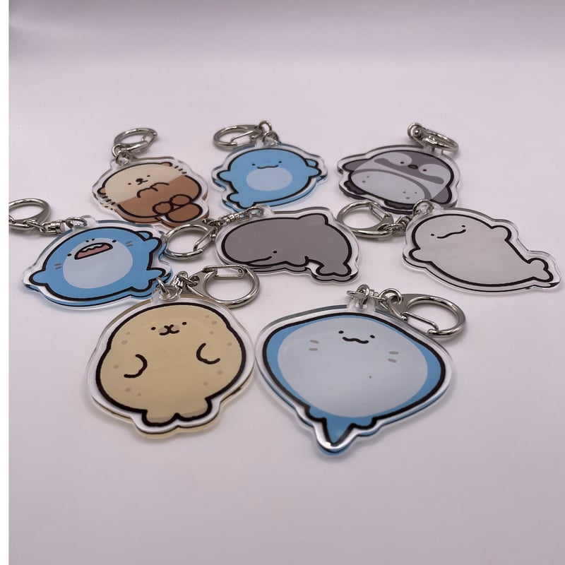 マリンワールド×かやぬゆみ】アクリルキーホルダー（イルカ） | すいそう