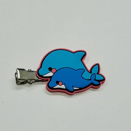 まえがみクリップ（イルカ）