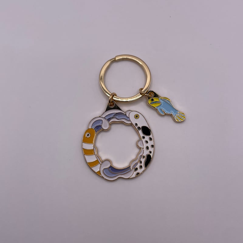 2連メタルキーホルダー（チンアナゴ＆アカハチハゼ） | すいそう