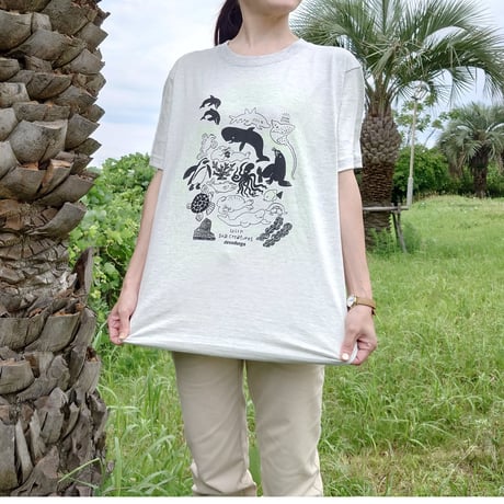 Tシャツ（with sea creatures T-shirt）