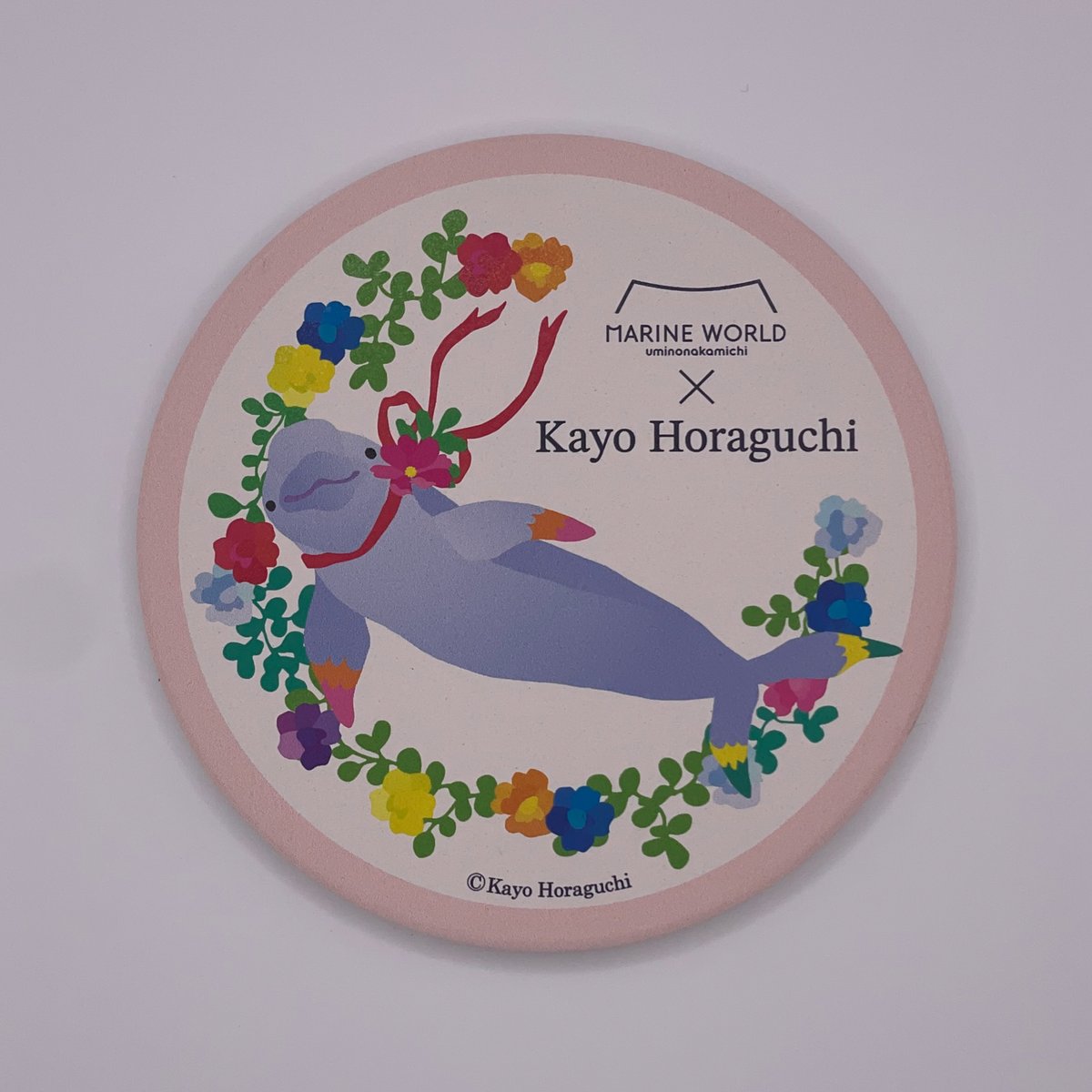 マリンワールド×Kayo Horaguchi】白雲石コースター（スナメリ） | すいそう