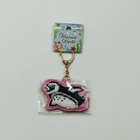 さがら刺繍キーホルダー（ペンギン）