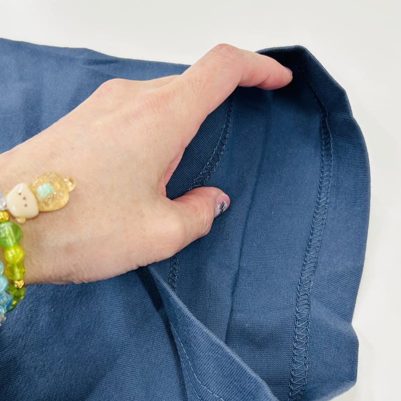 Tシャツ（4コマラッコ）- ヘイジーネイビー | すいそう