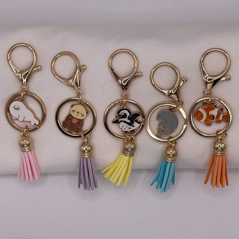 タッセルキーホルダー（ケープペンギン） | すいそう