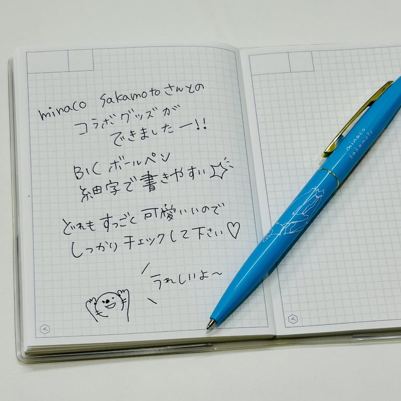マリンワールド×minaco sakamoto】BICボールペン（ペンギン） | すいそう