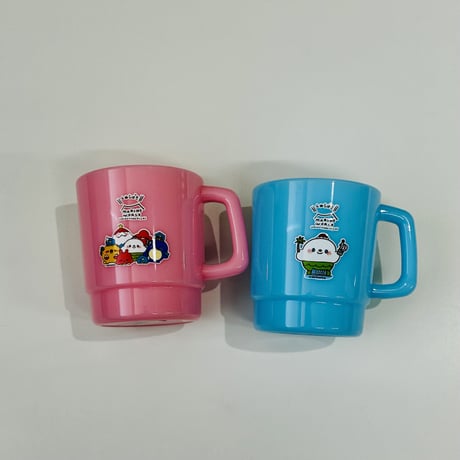【マリンワールド×せり のりか】プラスチックマグカップ（ブルー）