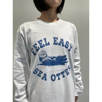 ロングTシャツ（ラッコ FEEL EASY）- ホワイト