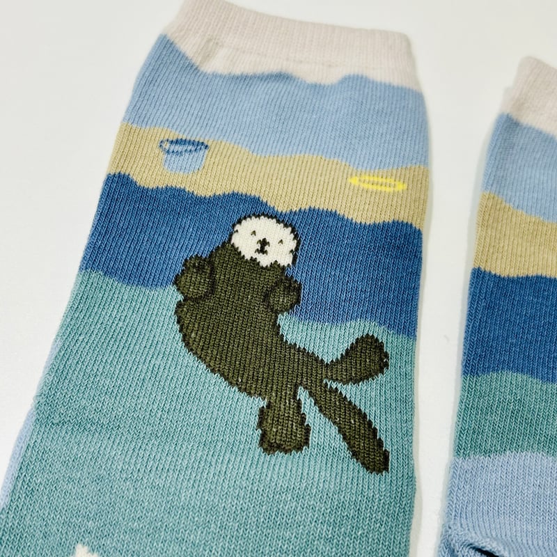 マリンワールド×minaco sakamoto】靴下（リロくん） | すいそう