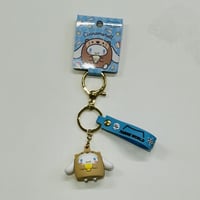【マリンワールド×シナモロール】立体ラバーキーホルダー