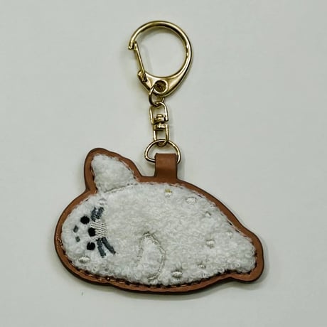 さがら刺繍キーホルダー（アザラシ）