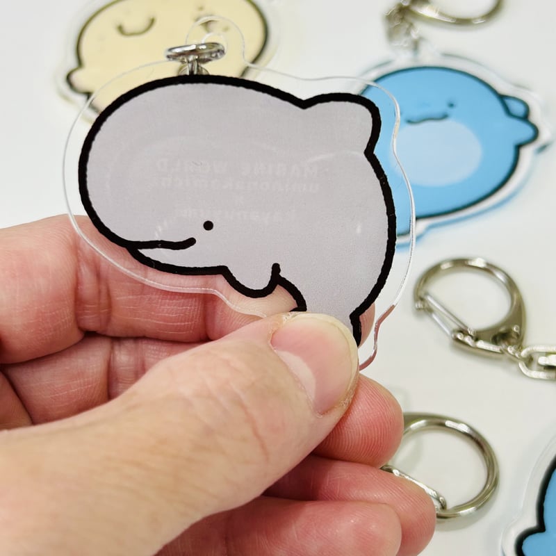 マリンワールド×かやぬゆみ】アクリルキーホルダー（コビレゴンドウ