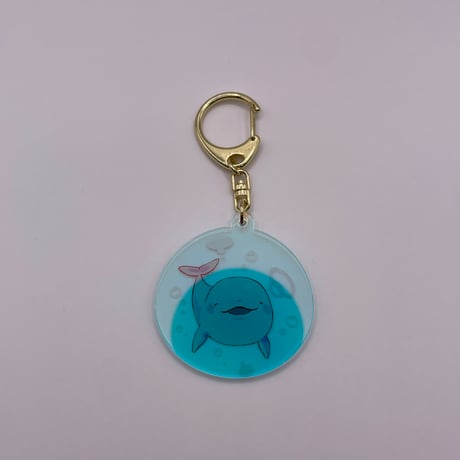あにまるしゃぼん玉キーホルダー（スナメリ）