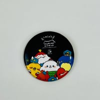 【マリンワールド×せり のりか】缶バッジ②（ネイビー）