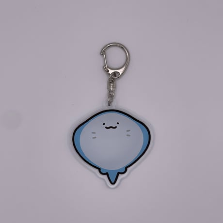 【マリンワールド×かやぬゆみ】アクリルキーホルダー（エイ）