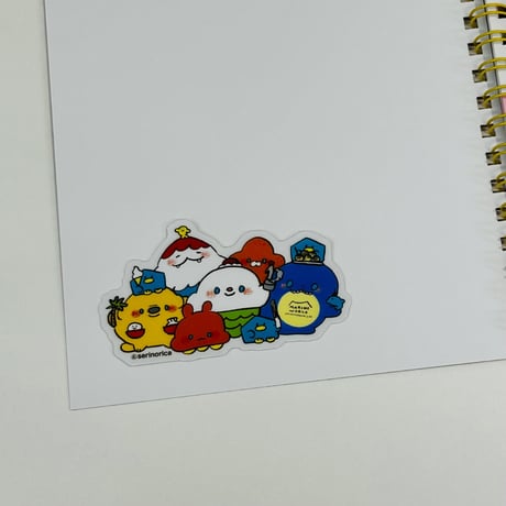 【マリンワールド×せり のりか】ステッカー