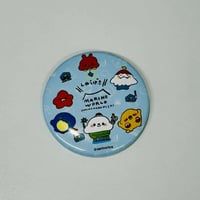 【マリンワールド×せり のりか】缶バッジ➀（ブルー）