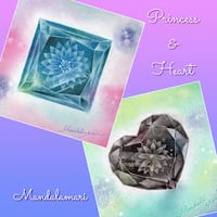 宝石「ハート」&「プリンセス」