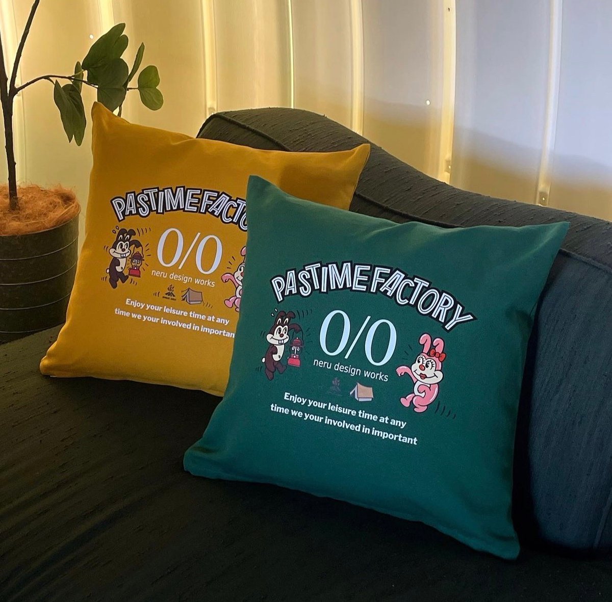 オリジナルクッションカバー | pastime factory