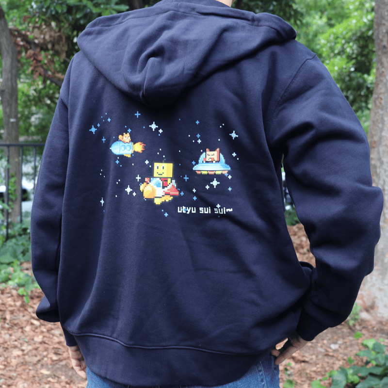 パーカー[宇宙すいすい] | カイロくんのアンテナショップ