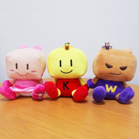 アクリルヘアゴム3種セット[カイロくん/ソフ子姫/ワイロくん]