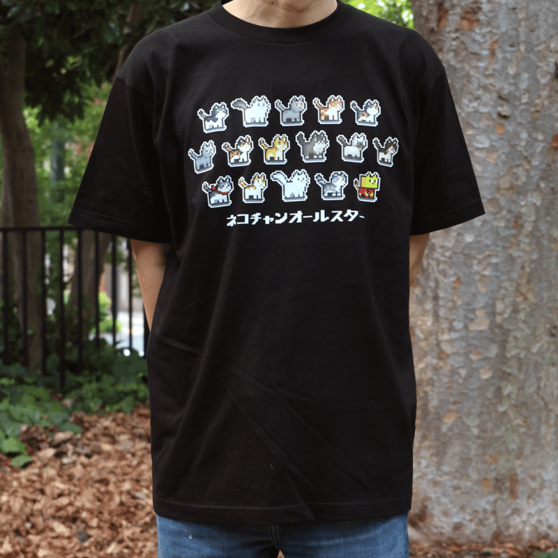 Tシャツ[ネコチャンオールスター] | カイロくんのアンテナショップ