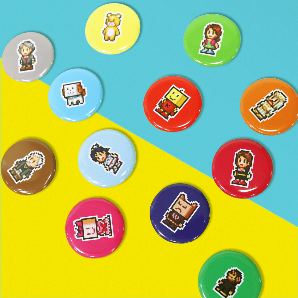 缶バッジ(全12種) | カイロくんのアンテナショップ