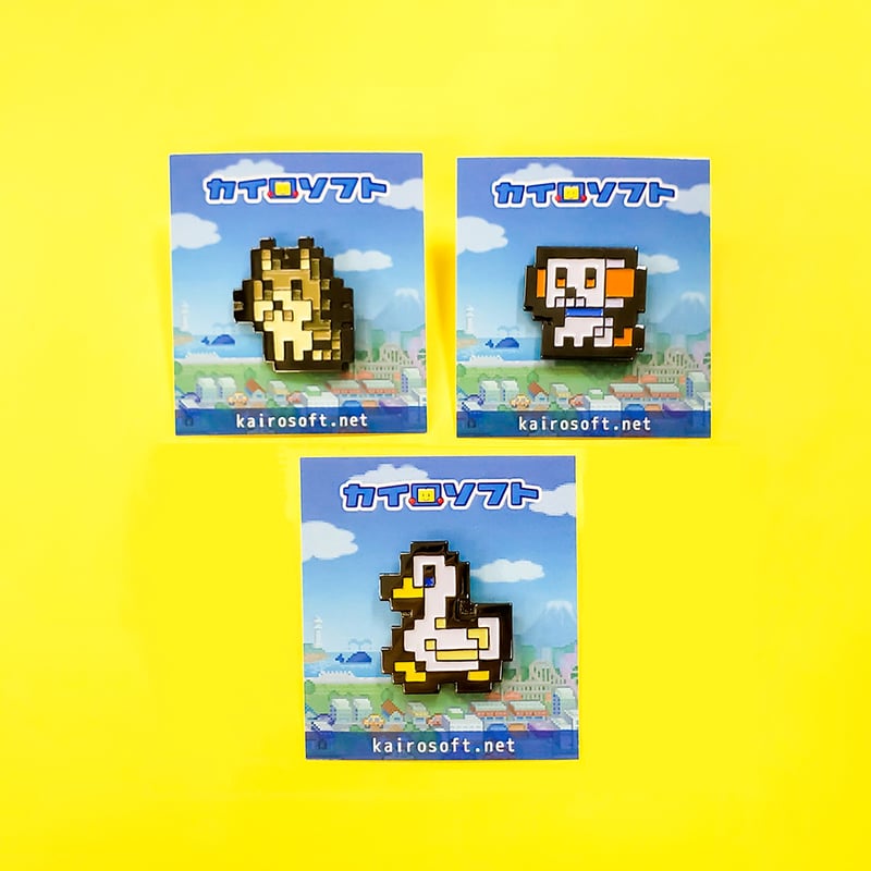 ピンバッジ(全3種) | カイロくんのアンテナショップ