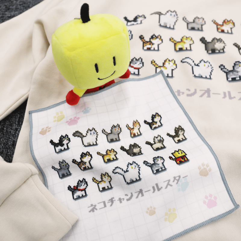ハンカチ[ネコチャンオールスター] | カイロくんのアンテナショップ