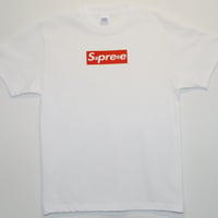 S湯pre蒸e　BOX　Logo Tshirt WHITE