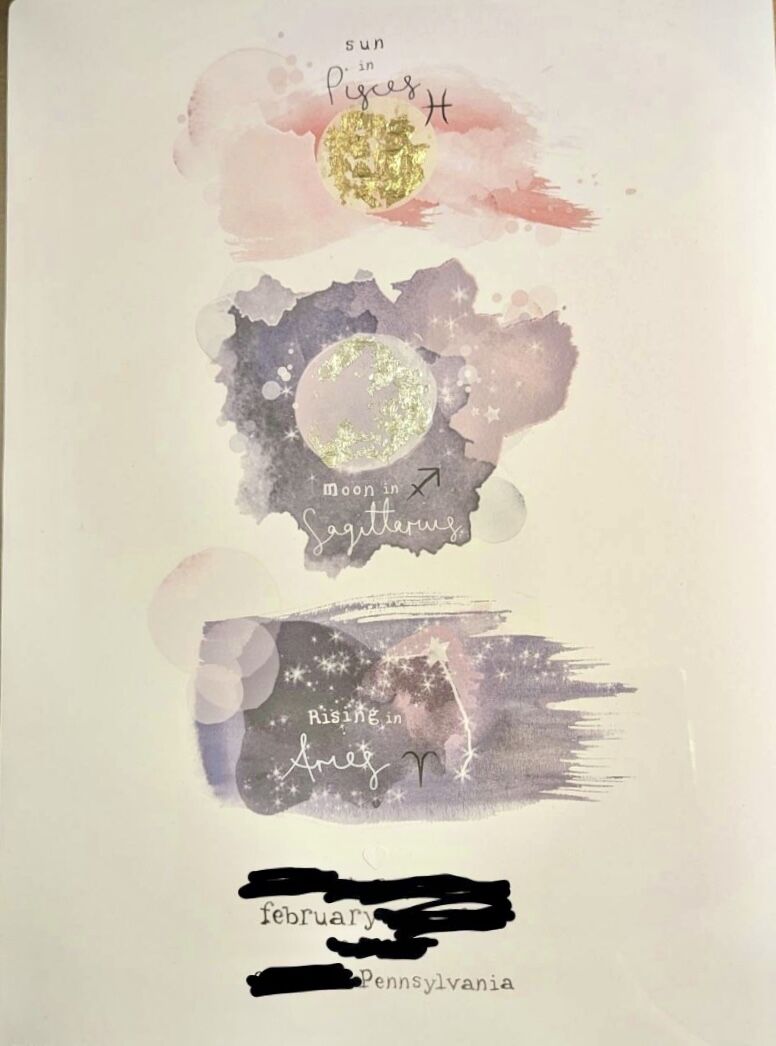 アートフレームホロスコープ蠍座絵画