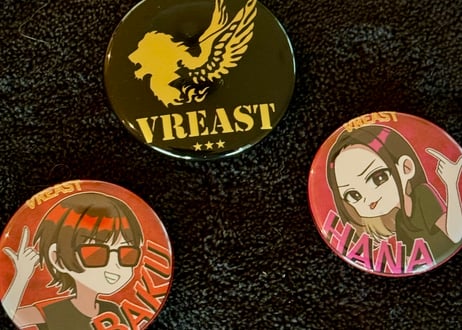 VREAST缶バッチセット