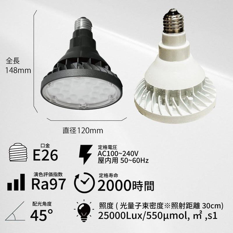 BARREL [SUN-20W] 電球 2個セット 植物育成ライト専門店BARREL｜【WAP