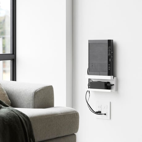 Wall-mounted Router Storage ブラック