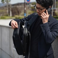 Dulles backpack ブラック