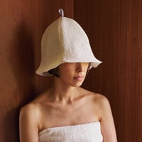 Sericin sauna hat