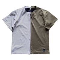 F&M MOIRE Tee 02　WH / KH