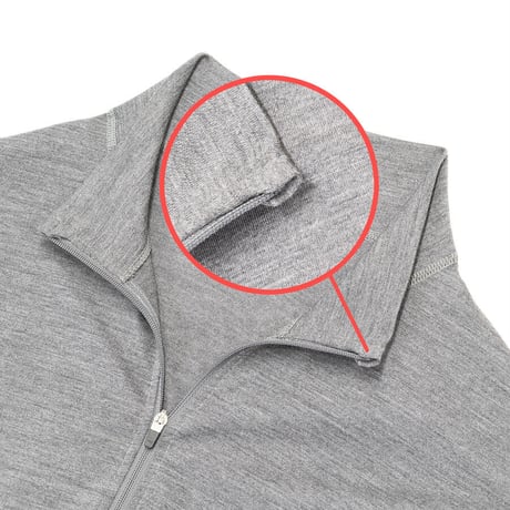 RIDGE MOUNTAIN GEAR Merino Half Zip Stand Collar