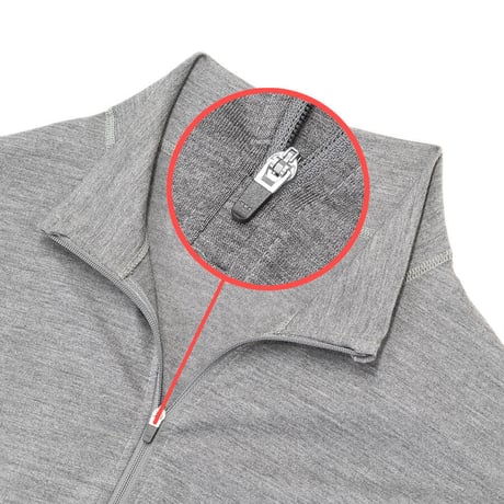 RIDGE MOUNTAIN GEAR Merino Half Zip Stand Collar